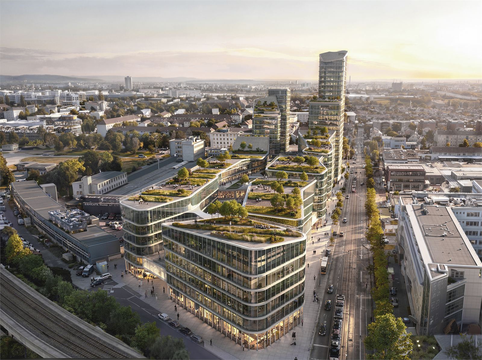 Nexus Quartier — the proposed scheme